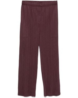 Pleats Please Issey Miyake September Broek - Paars