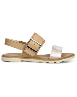 Sorel Ella Iii Buckled Sandals - White