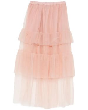 Cynthia Rowley Odette Tulle Skirt - Pink