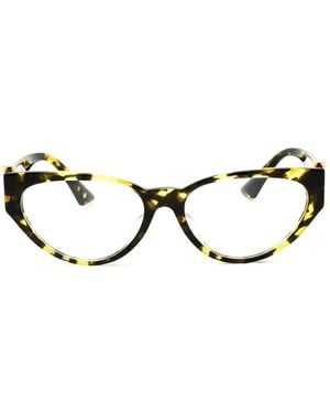 Versace Klassische Cat-Eye-Brille - Braun