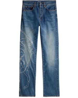 Polo Ralph Lauren Embroidered Jeans - Blue