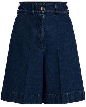Patou Denim Bermuda - Blue