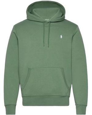 Polo Ralph Lauren Logo-Embroidered Hoodie - Green