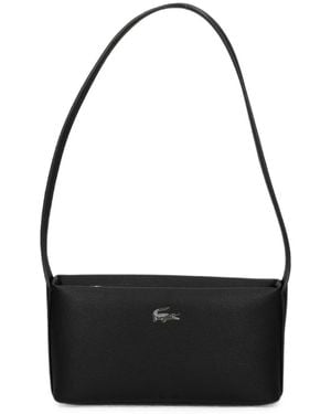 Lacoste Mini Logo-Plaque Bag - Black