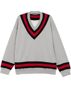 Mastermind Japan Vネック セーター - グレー