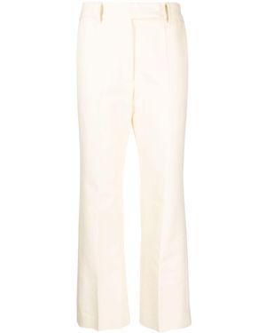 GOODIOUS Straight-Leg Tailored Trousers - White