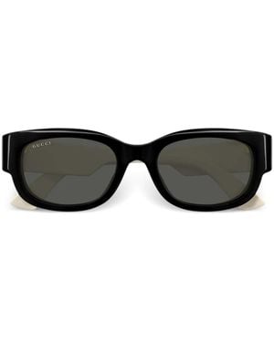 Gucci Sonnenbrille Mit Gg - Schwarz