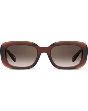 Moschino Rectangle-Frame Sunglasses - Grey