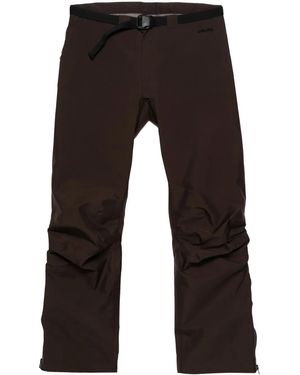 GR10K Belted Straight-Leg Trousers - Blue