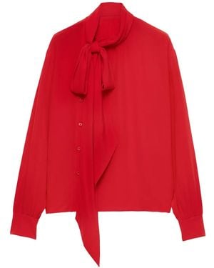 Prada Camisa Marocain - Rojo