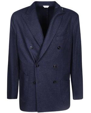 Boglioli Double-Breasted Blazer - Blue