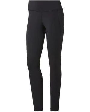 Reebok Mesh Panel Tight Leggings - Black