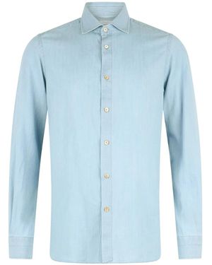 Boglioli Cotton Shirt - Blue