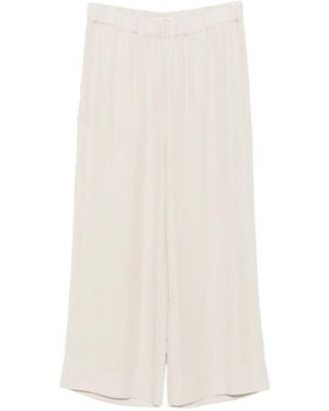 Marc O' Polo Elasticated-Waistband Pants - White