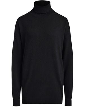 12 STOREEZ Turtleneck Knitted Jumper - Blue
