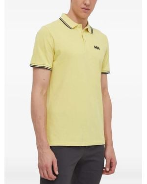 Helly Hansen Poloshirt Mit Logo - Gelb