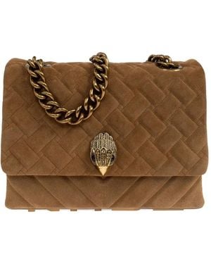 Kurt Geiger Large Kensington Shoulder Bag - Brown