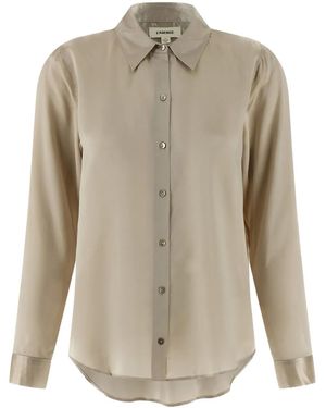 L'Agence 'Tyler' Shirt - Natural