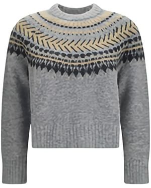 Barbour Annette Fair Isle Sweater - Gray