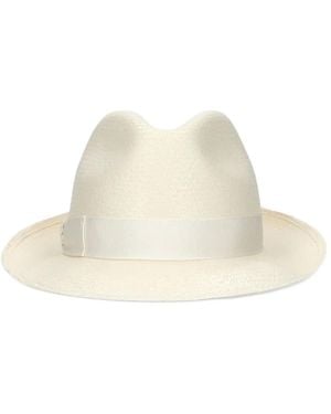 Borsalino Monica Panama Hat - White