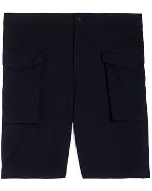 Aspesi Straight-Leg Cargo Shorts - Blue