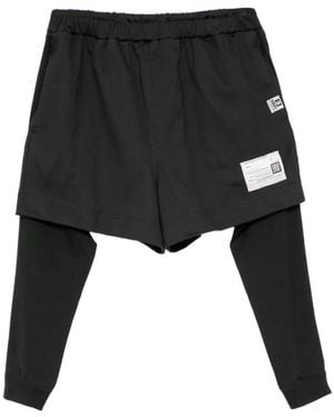 Maison Mihara Yasuhiro Layered Shorts - Black