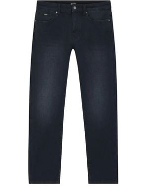 BOSS Jeans Mit Logo-Applikation - Blau