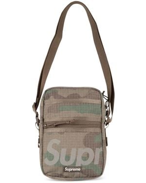 Supreme カモフラージュ ショルダーバッグ - グレー