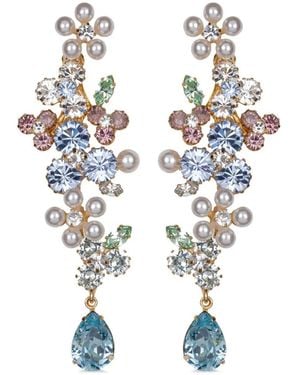 Jennifer Behr Virna Earrings - White