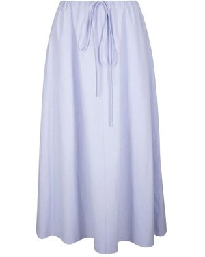 Peter Cohen Drawstring Maxi Skirt - Blue