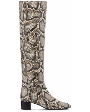 Giuseppe Zanotti Doreen Snakeskin-Effect Boots - White
