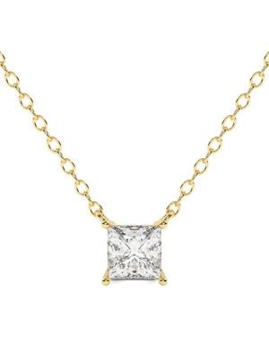 Diamond Essentials Diamond Pendant Necklace - Metallic