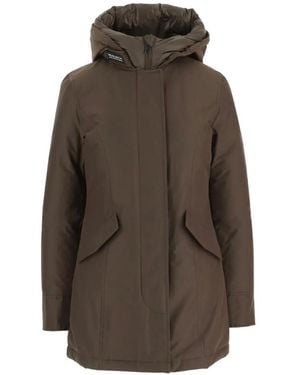 Woolrich Arctic Hooded Coat - Brown