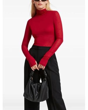MARCELLA Top Eloise Con Cuello Alto - Rojo