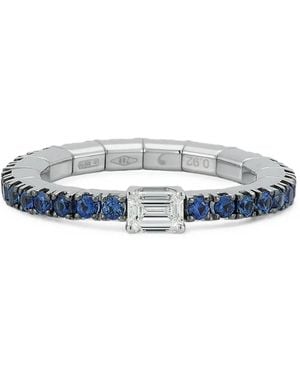 ’ROBERTO DEMEGLIO Ring Mit Diamant Und Saphir - Blau