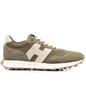 Hogan Logo-Patch Sneakers - White