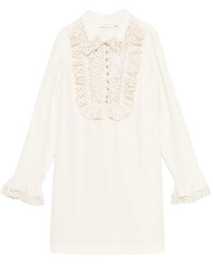 Zimmermann ラッフルトリム ミニドレス - ホワイト