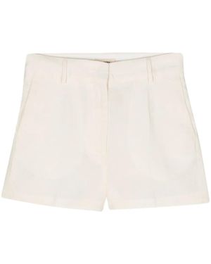 Barena Dori Canne Linnen Shorts - Naturel