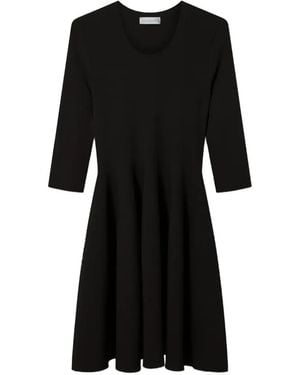 Stella McCartney Fit-And-Flare Knitted Dress - Black