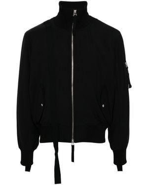 Helmut Lang Seatbelt Bomber Jacket - Black