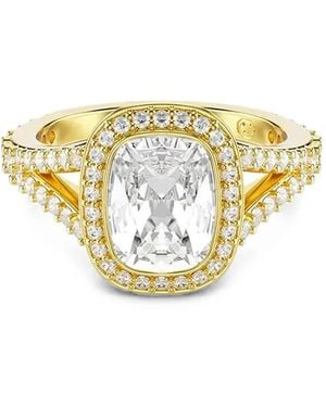 Swarovski Cushion-Cut Ring - Metallic