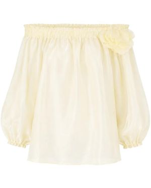 Hanita Blusa Con Spalle Scoperte - Neutro