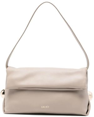 Liu Jo Folded Shoulder Bag - Natural
