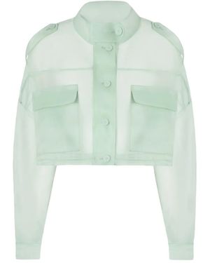 Pinko Pocket Silk Jacket - Green