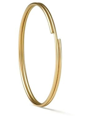 Shihara 18Kt Double Hoop 30 Earring - Metallic