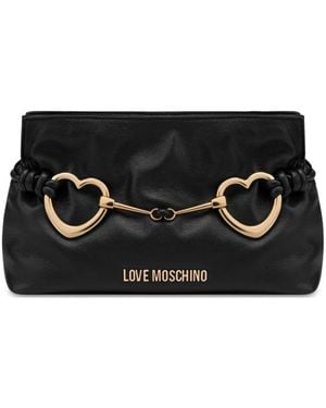 Love Moschino ハート ショルダーバッグ - ブラック