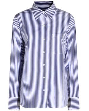 Rag & Bone Striped Pocket Shirt - Blue