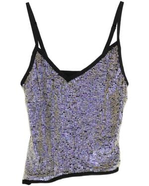 MITILIANE COUTURE Oberteil Mit Pailletten - Blau