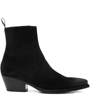 Sartore Pointed-Toe Boots - Black