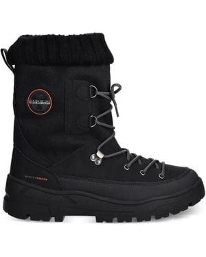 Napapijri Herb Lace-Up Hiking Boots - Black